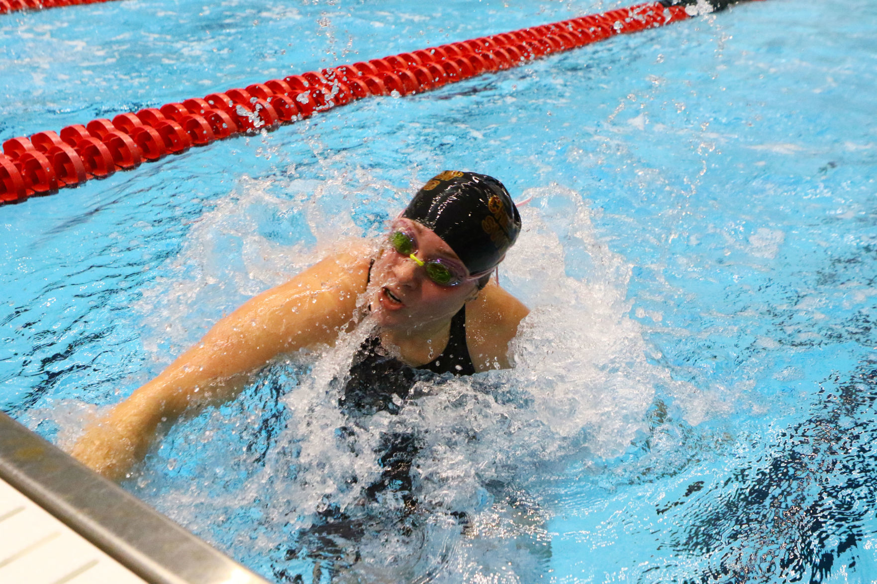 Girls state swimming finals in Indianapolis